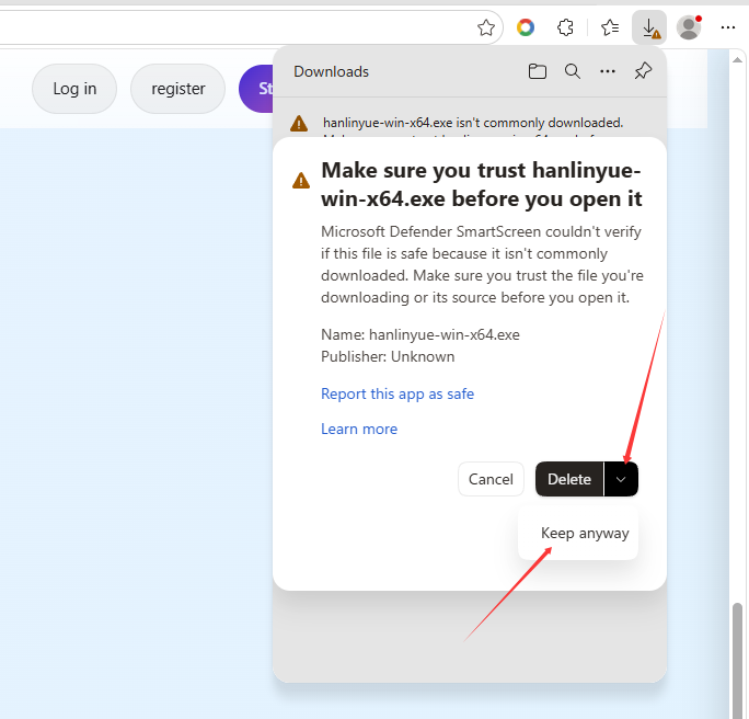 Bypass Security Warning 2
